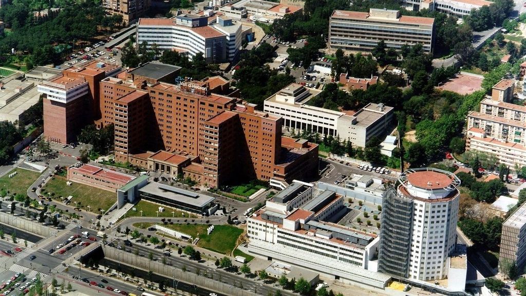 Imatge aèria de l'Hospital Vall d'Hebron de Barcelona