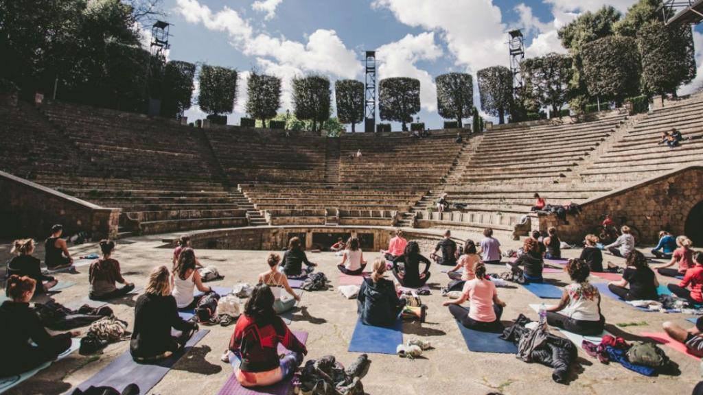 El Teatre Grec de Barcelona en una imatge d'arxiu