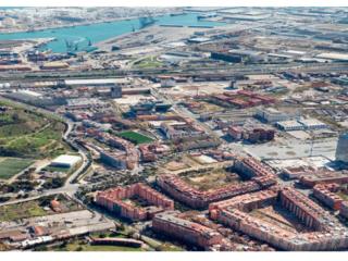 Vista aérea de la Zona Franca, cerca de donde se ubicaría el barrio para 'millennials' / CZF