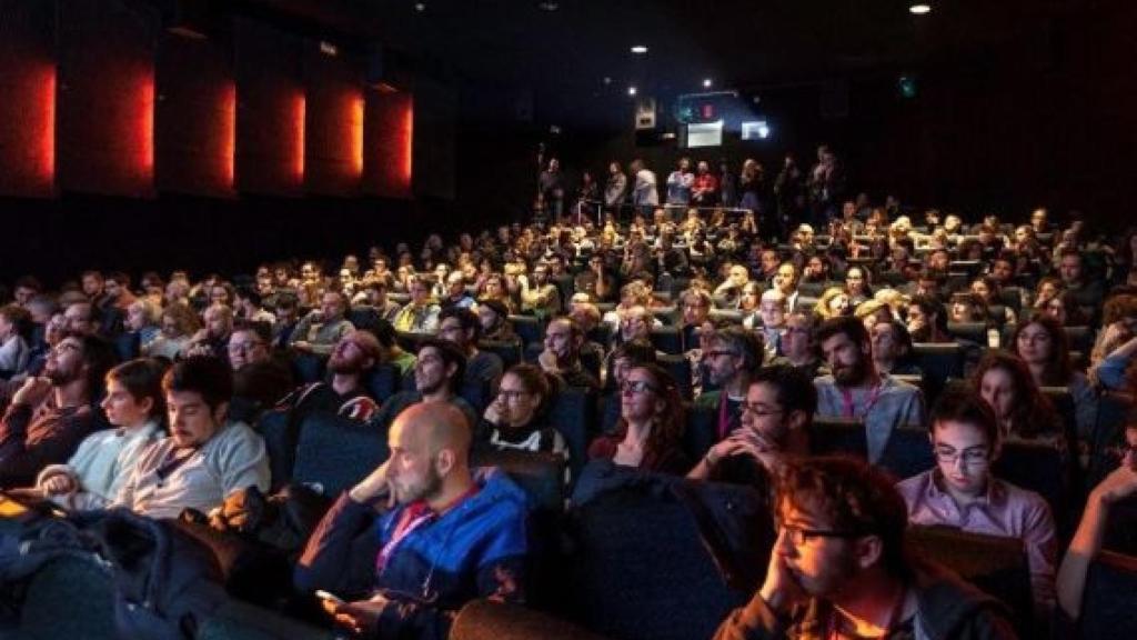 Imagen de archivo de una sala de cine