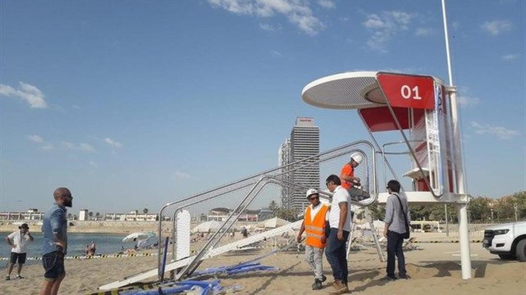 La platja de la Nova Icaria / EUROPA PRESS