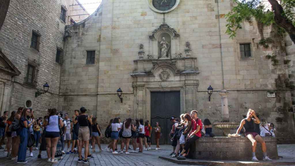 Sant Felip Neri en Barcelona en una imagen de archio