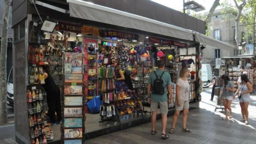 Un dels diferents llocs de records que distingeixen les Rambles / MIKI