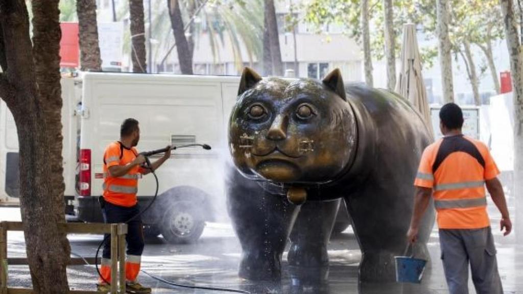 La escultura de Botero, símbolo del Raval / H.F. 