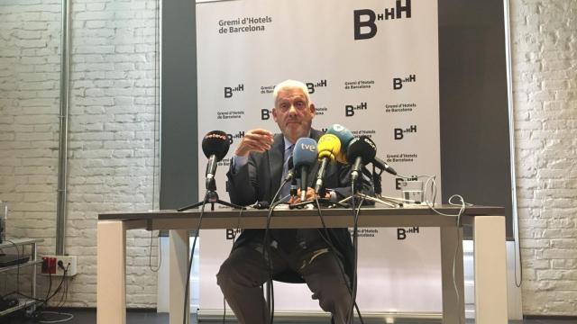 Jordi Clos, presidente del Gremi d'Hotels de Barcelona / LAURA GUERRERO