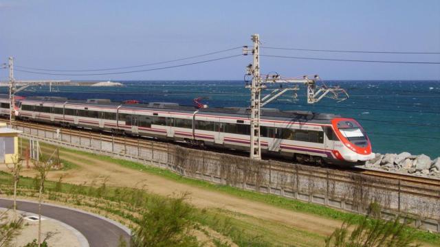 Un tren de Rodalies de Barcelona, operado por Renfe