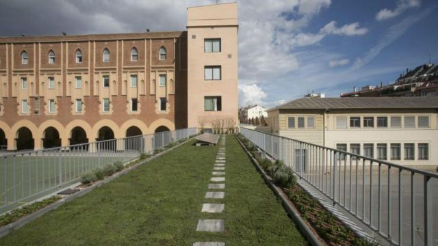 Cubierta verde en Salesians de Sarrià