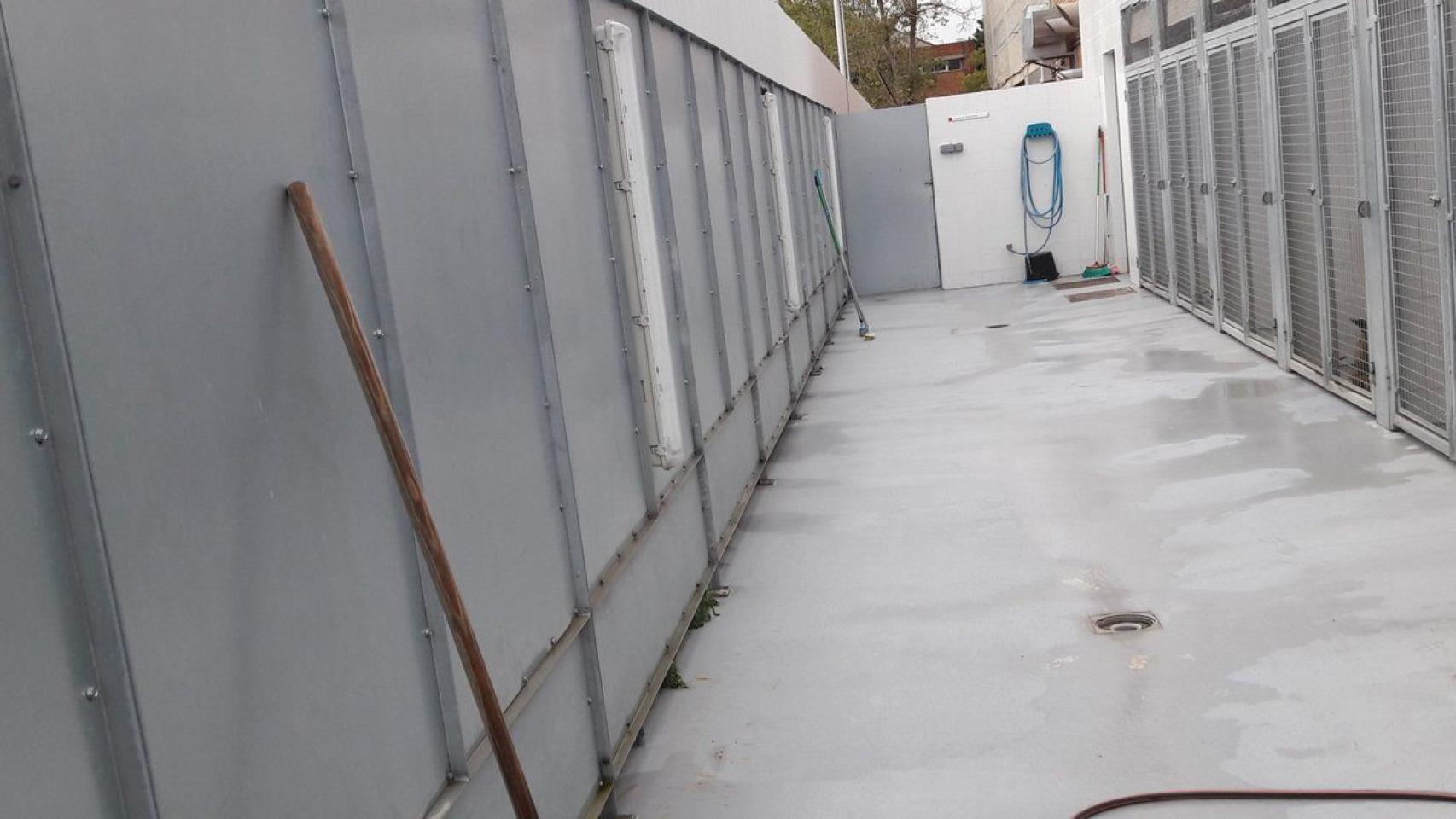 La perrera de la Guàrdia Urbana, en estado deplorable