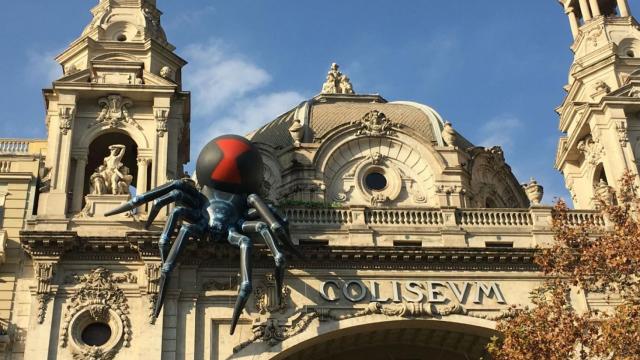 Así luce el Coliseum, con su araña incorporada / MIKI
