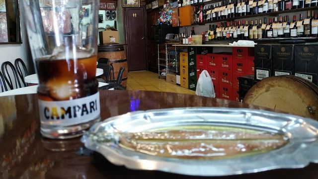 Anchoa del Cantábrico y vermut. Dúo imbatible