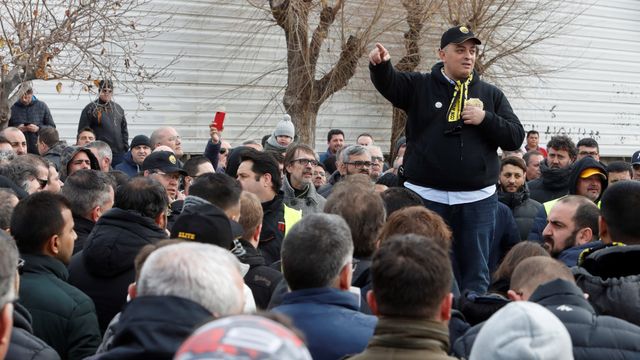 El portavoz de Elite Taxi, Alberto 'Tito' Álvarez  / EFE