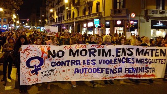 Una manifestación de colectivos feministas, en una imagen de archivo / EUROPA PRESS