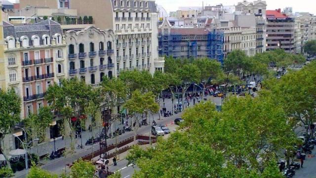 Imagen del Paseo de Gràcia, una de las calles más caras de Barcelona
