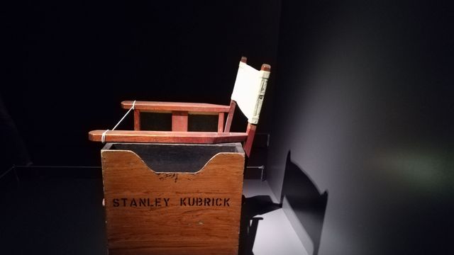 La silla de dirección de Stanley Kubrick en la retrospectiva del CCCB / PAULA BALDRICH
