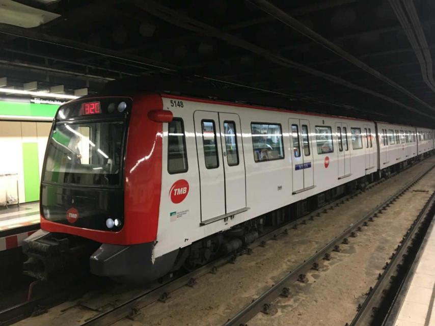 Estació de metro en una imatge d’arxiu
