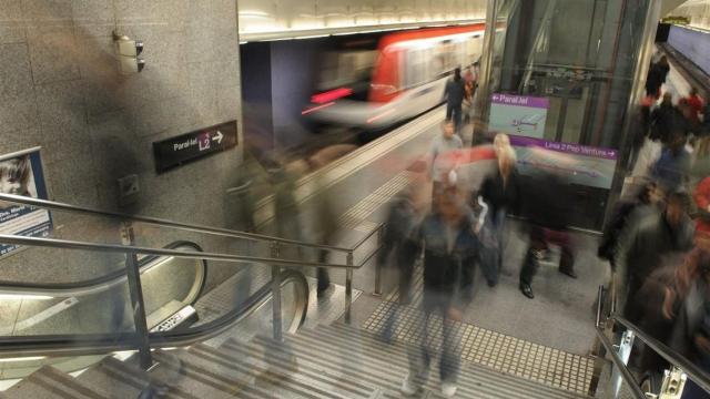 Una imagen de la L5 del Metro de Barcelona
