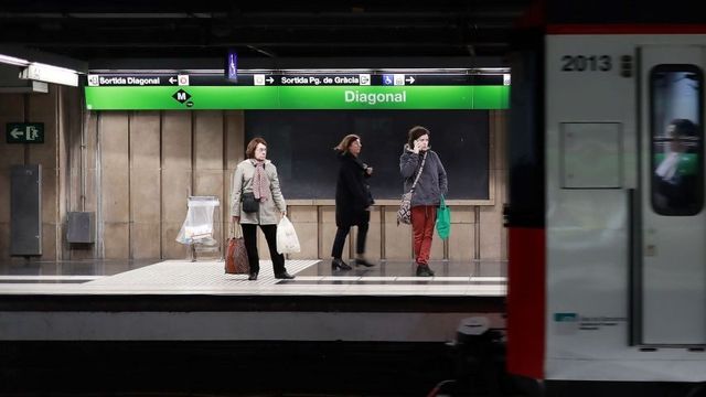 Estación de Diagonal, en la L3