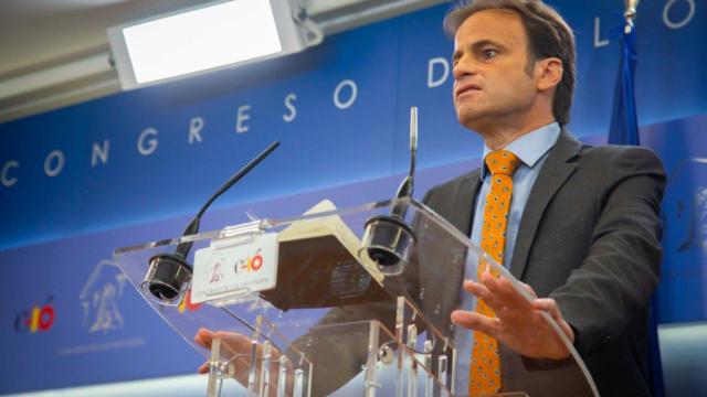 Jaume Asens en una rueda de prensa en el Congreso de los Diputados / CONGRESO