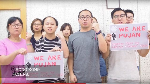 'Riders' de Hong Kong reivindican la muerte de Pujan en Barcelona / YOUTUBE