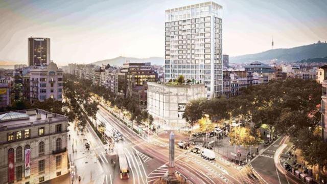 Recreación digital de los pisos de lujo gestionadas por Mandarín Oriental y propiedad de KKH Investors