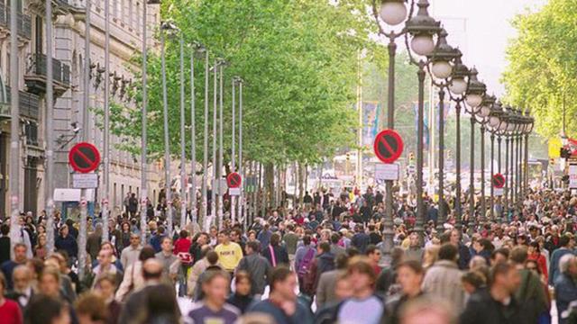 Portal de l'Àngel es la segunda vía más transitada de Barcelona, justo por detrás de Portaferrisa
