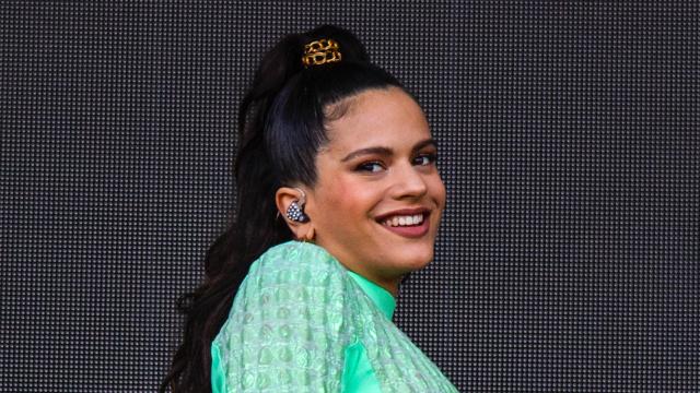La cantante Rosalía durante uno de sus conciertos en el festival Lollapalooza de Chicago