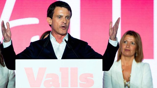 Manuel Valls y Eva Parera / EFE