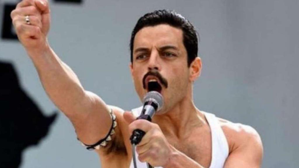 Imagen de Freddie Mercury en concierto
