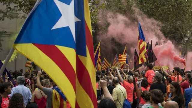 Manifestación de la Diada en Barcelona / HUGO FERNÁNDEZ