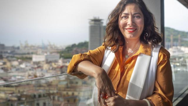 Luz Guilarte, la azotea del Ayuntamiento de Barcelona / LENA PRIETO