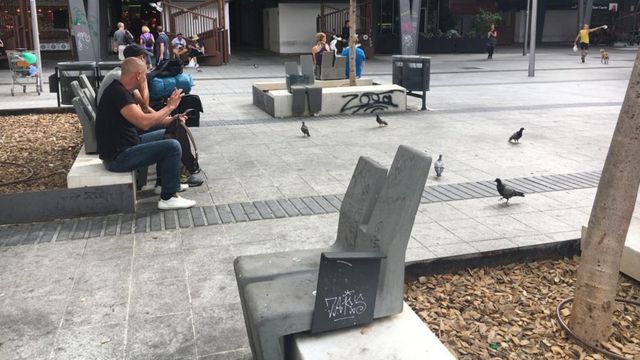 La plaza de la Gardunya, situada en la parte trasera del Mercat de la Boqueria
