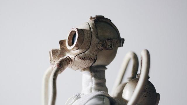 Máscara de gas que se puede ver en uno de los museos más desconocidos de Barcelona