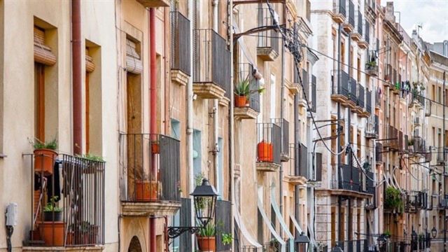 Bloques de pisos en Barcelona