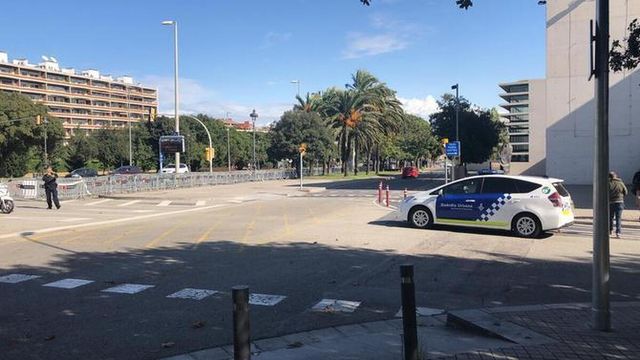 Cortan la Diagonal ante la inminente llegada del Rey / TV3
