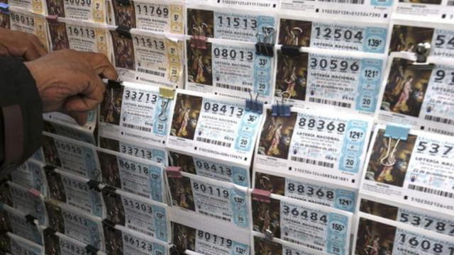 Imagen de varios billetes de lotería