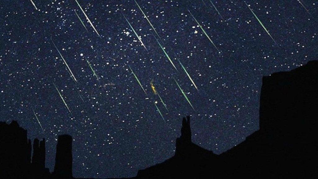 Imatge de la pluja d'estels / EFE
