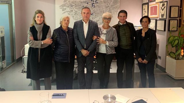 Manuel Valls, reunido con comerciantes este miércoles por la tarde / BCN PEL CANVI
