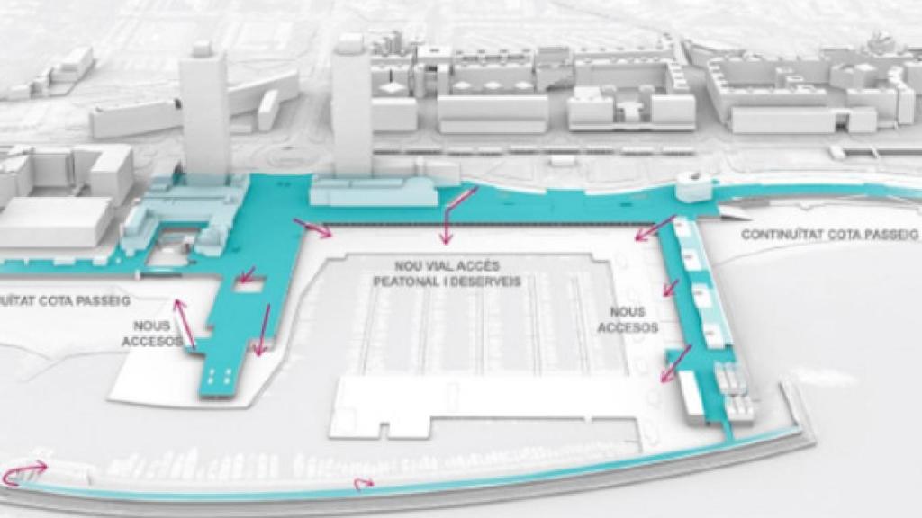 Render del proyecto plantejat per al Port Olímpic / AJUNTAMENT DE BARCELONA