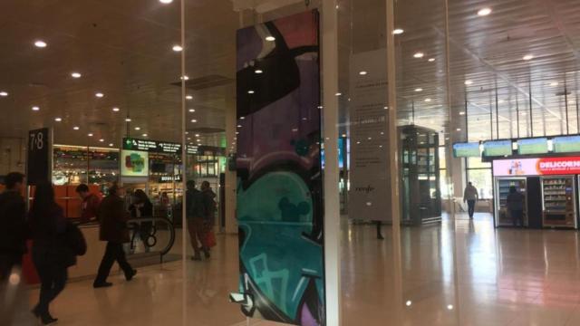 La obra que busca sensibilizar sobre el impacto económico de los graffitis / ALBA LOSADA