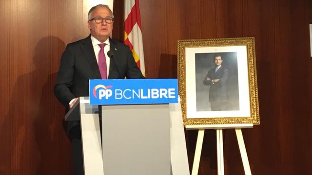 El líder del PP en el Ayuntamiento de Barcelona, Josep Bou