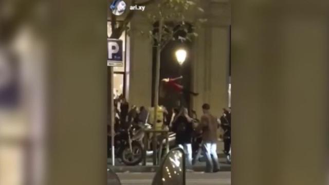 Una de las imágenes más brutales que ha dejado el viento en Barcelona / BARCELONA CREATURES vía INSTAGRAM