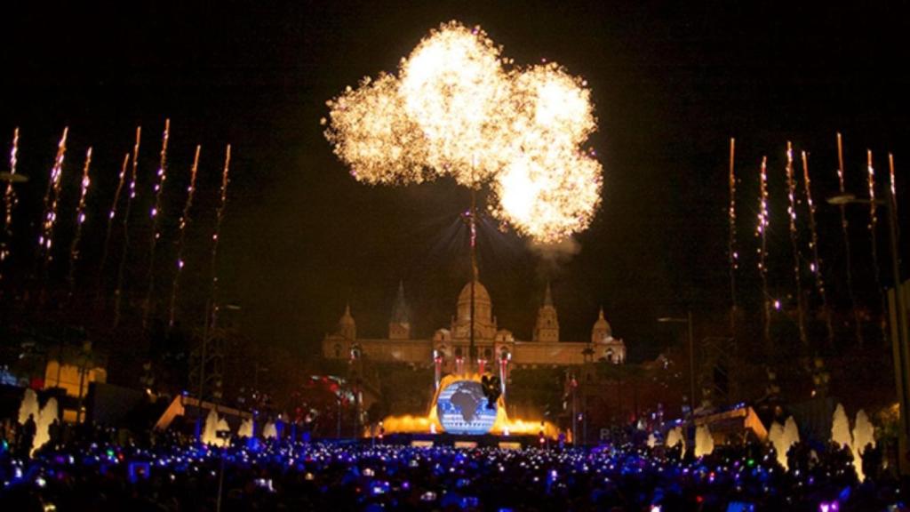 Espectáculo de Fin de Año en una edición anterior en Barcelona