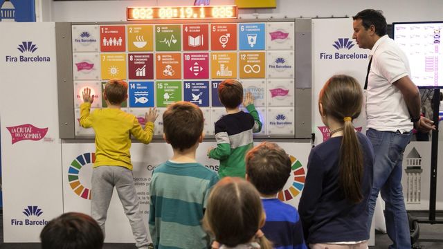 Un grupo de niños en 'La Ciutat dels Somnis' / FIRA DE BARCELONA