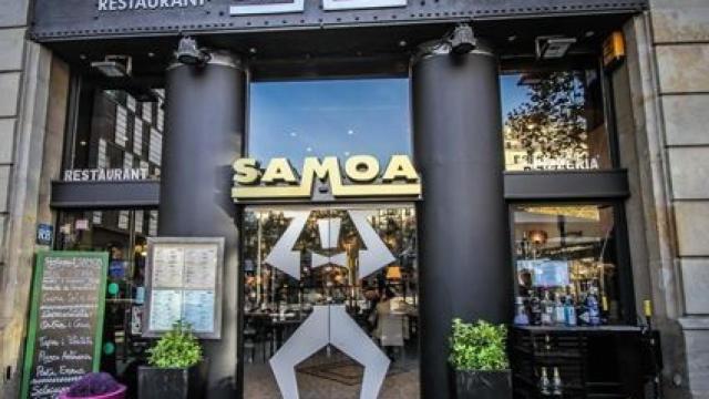 Fachada del restaurante Samoa, que ya ha anunciado su cierre