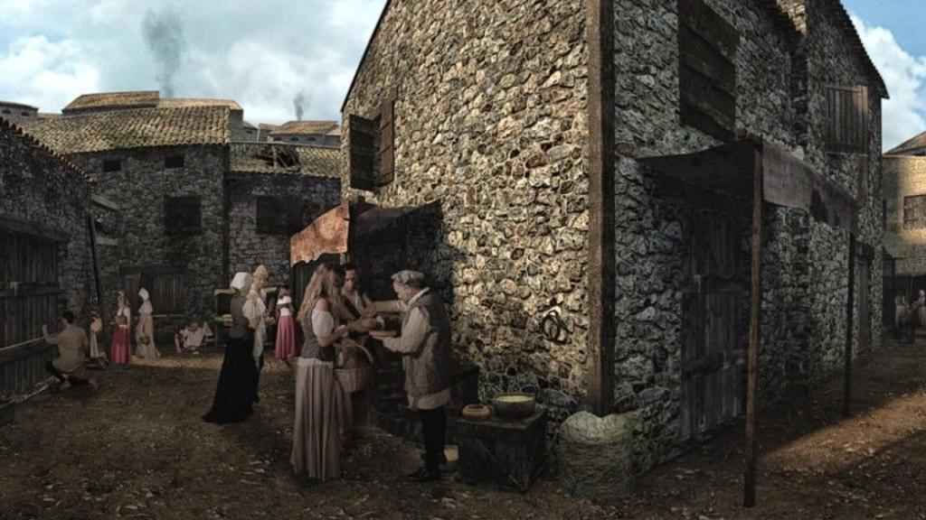 Imagen virtual de la Edad Media en Barcelona / PAST VIEW