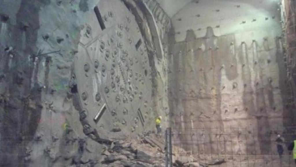 Treballs al túnel de la L9, al seu pas pel Guinardó / EUROPA PRESS