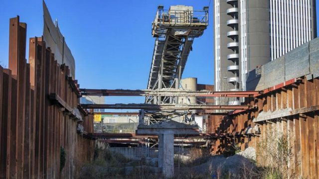 Obras de la estación de metro de Camp Nou / EFE