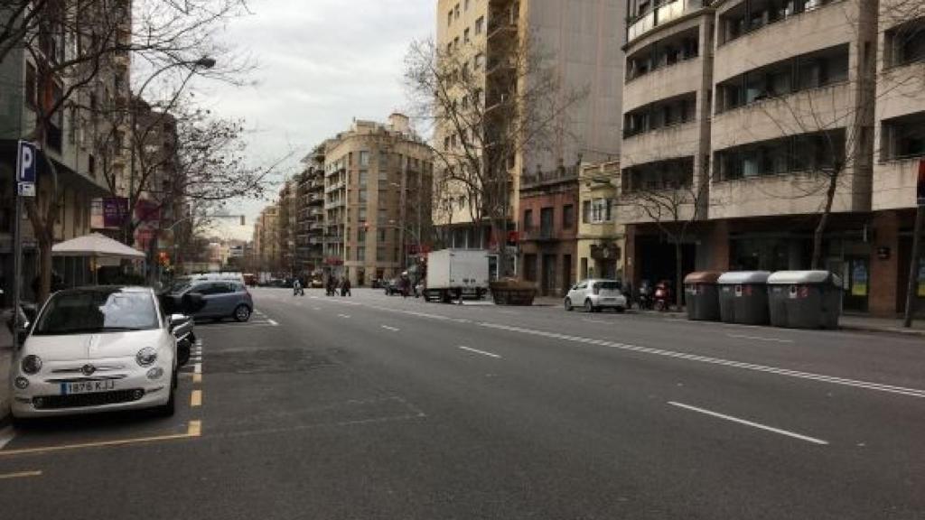 Carrer de Pi i Maragall, una artèria de Camp d'en Grassot