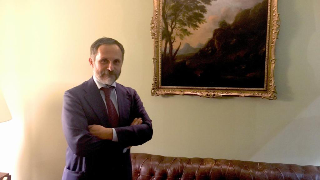 Mario Massarotti, Consejero Delegado en Grimaldi Logística España durante la entrevista en el Círculo Ecuestre / S.C.