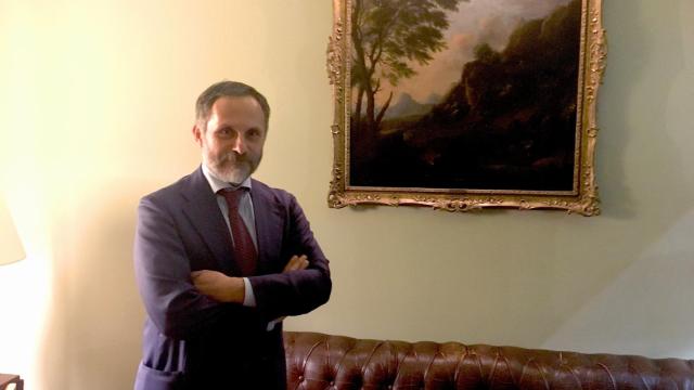 Mario Massarotti, Consejero Delegado en Grimaldi Logística España durante la entrevista en el Círculo Ecuestre / S.C.